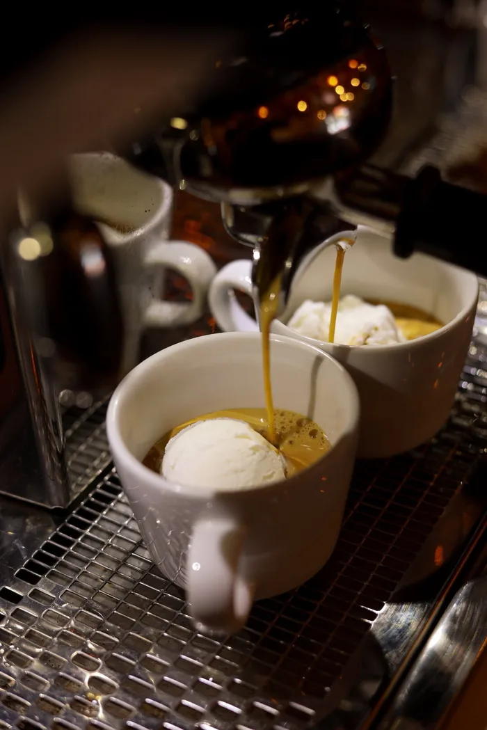 Affogato al caffè