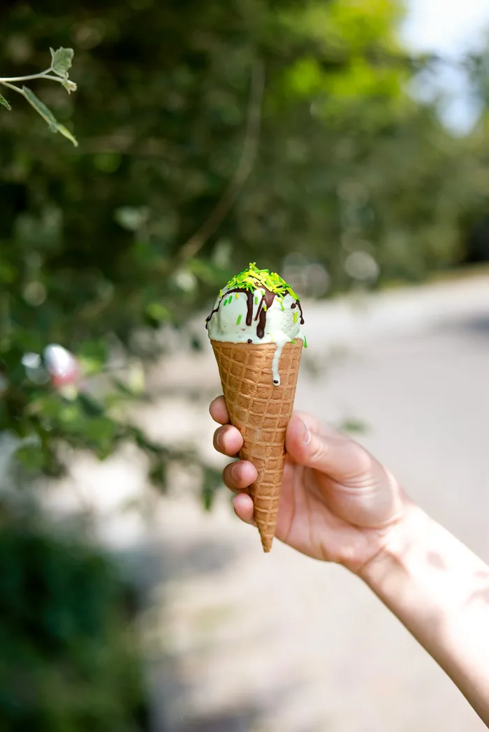 Gelato cone