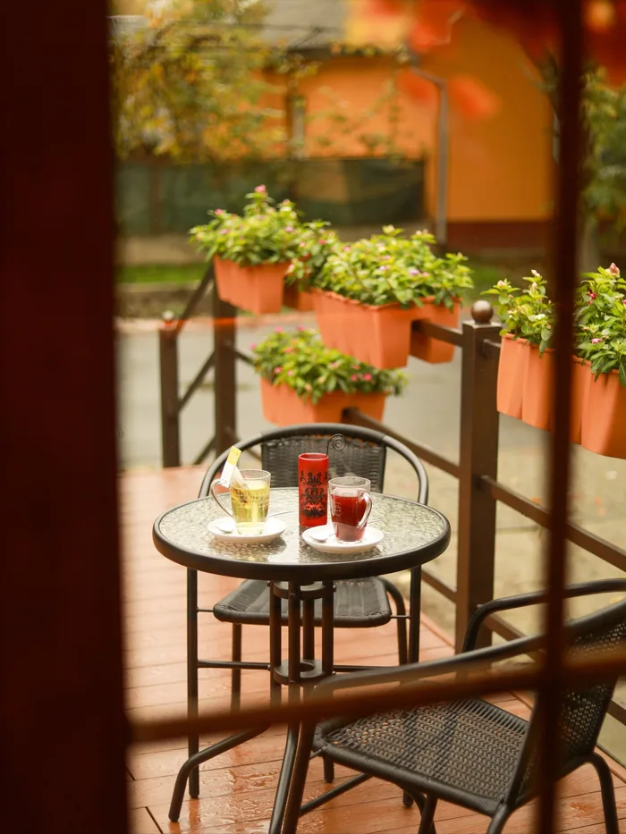 Tea a teraszon